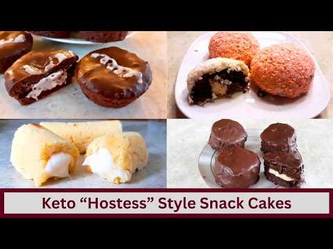 Copycat Hostess Snack Cakes Keto Style (Nut Free and Gluten Free)