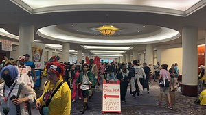 Anime Weekend Atlanta is here! All the cosplays have been on point so far. Welcome, everyone! | Cobb Convention Center Atlanta