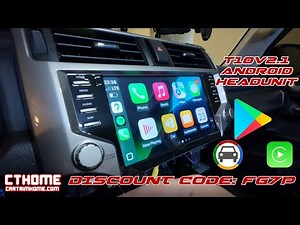 5th Gen Toyota 4Runner 9.5" Android Headunit T10 V2.1 Install | CARTRIMHOME