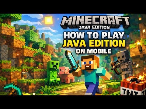Minecraft game ko mobile meni java edition per kaise khele। minecraft game ko java edition kaiseखेले