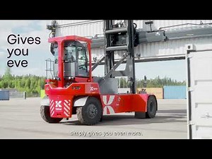 Kalmar Electric Empty Container Handler ECG90-110 - Single and double stacking