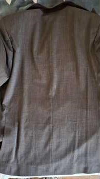 How to Taper a Suit Jacket Back #sewing #sewingtutorial #sewingtips