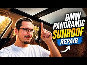 BMW Panoramic Sunroof Repair DIY (SAVE THOUSANDS!)