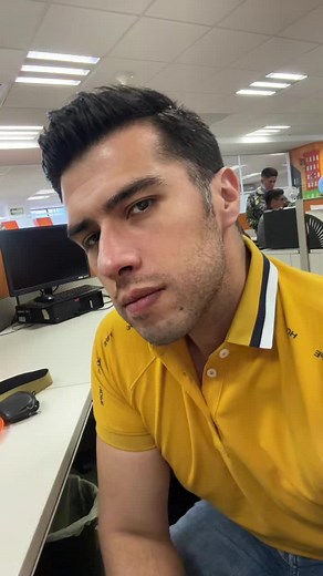 Office Style: Yellow Polo Shirt in Modern Workplace