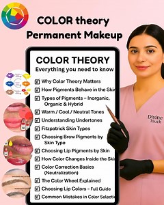 Color Theory for PMU & Lip Blush Pigment Guide for Beginners PMU Color Correction Course Digital Download Lip Blush Online Training - Etsy Canada