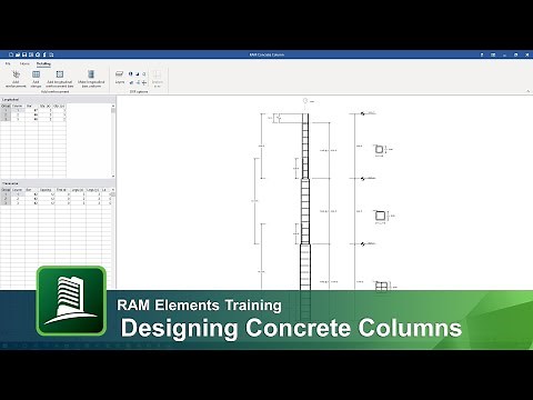 Designing Concrete Columns in RAM Elements