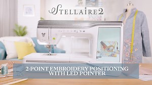 Enjoy innovative embroidery features on the Stellaire2 XJ2 with the time-saving 2-Point Positioning with LED Pointer, which will help you align designs for pin-point embroidery placement. Check out how easy it is to use! Learn more about our XJ2 here: https://bit.ly/4abArD4 | Brother Sews