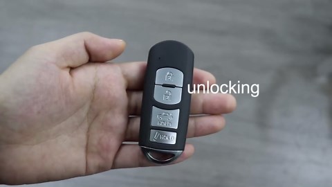 Smart Key Fob Replacement for 2014-2018 Mazda3 Mazda6,Keyless Entry Remote Control OEM Key Fob for MX-5 Miata 2016-2019,315Mhz Proximity Car Key Fob Battery for Mazda,WAZSKE13D01,GJY9675DY