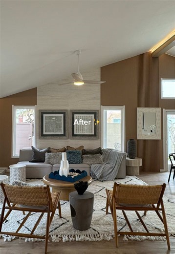 Raised ceiling transformation ⬆️ Original ceiling removed, structural beam reinforced & installed Serving SoCal, dm for details 🤍 #starlightunion #renovation #homeimprovement #interiordesign #homerenovation