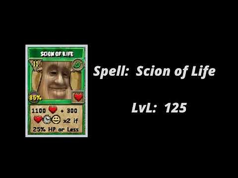 Wizard101: All Life Spells Level 1-130 (2020)