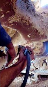 hard work #welding E 7018 electric road broken chain repairing