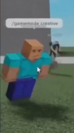 /gamemode creative #roblox #minecraft #memes