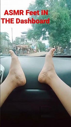 ASMR Feet 🐾 In The Dashboard While Driving -Best Car Feet Position #short #Dashboardfeet #Feet#Asmr