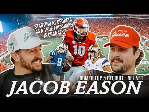 Being a Top 5 Recruit, True Freshman Starting QB at Georgia, Jacob Eason | Full Interview