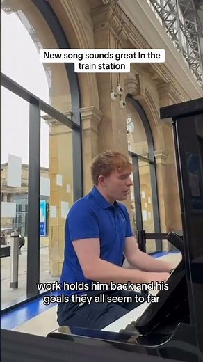Mickey Callisto singing LIVE 'SLAVE TO THE MAN' in the Train Station