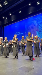Te Upoko o Te Ika-a-Māui already getting the crowd to their feet with a classic - Aku mihi! #TaikuraKapaHaka2025 | Te Papa