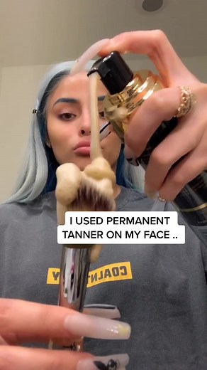 Trying Permanent Tanner on My Face Transformation