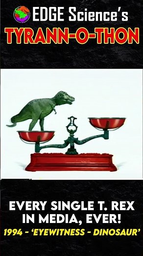 Every T. rex In Media, Ever! - 1994 - 'Eyewitness - Dinosaur' | Tyrann-O-Thon #shorts