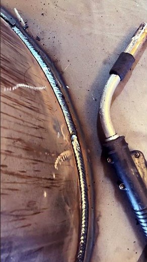 36” manway installation on underground storage tank #welding #dualshield