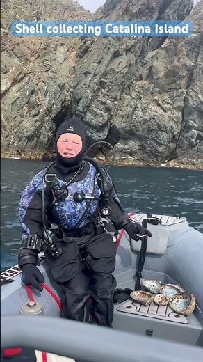Adventure - Shell collecting Catalina island. #oceanlife #shellcollector #abalone #scubadiving