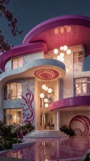 The Pink Palace Transformation viral #reels #luxury #homedecor #fyp