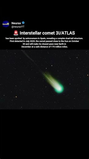 Interstellar Comet 3I/ATLAS Is Entering Our Solar System | The Visitor From the Stars