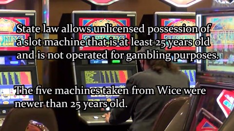 Gaming Commission says seven slots ‘contraband’