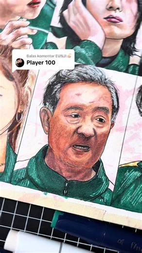 Squid Game Player 100: A Creative Sketch Response