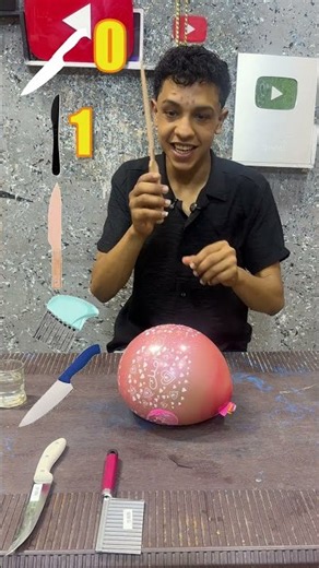 Knife Challenge: Which One Can Pop Six Balloons at Once?