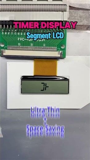 Custom Segment LCD for smart devices #SegmentLCD #CustomLCD #ems #lcd #display #engineering #tft
