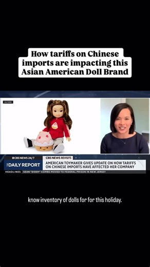 Jilly Bing | Asian-American Dolls & Toys on Instagram: "Two weeks ago on CBS News (@cbsnews), we shared that we’re likely to sell out of dolls this season. The tariff roller coaster made it financially impossible to produce another run this year. Dolls are such an important holiday gift for so many little ones — the kind they remember for years. Raising prices to make the economics work was never an option for us. Not even for a second. We’re grateful to still have a limited number of Jilly and 
