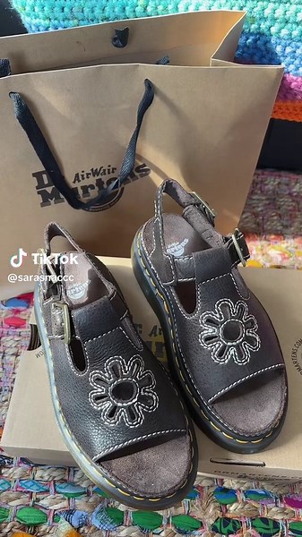 Doc Martens Dunnet Flower Leather Sandals Review