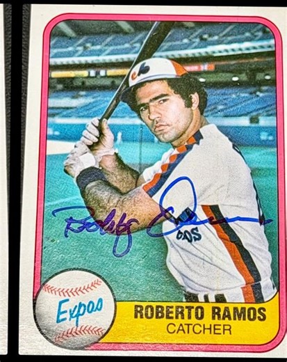 Bobby Ramos ,su entrevista completa aquí en postales con swing#cards #leyenda #mlb #1981