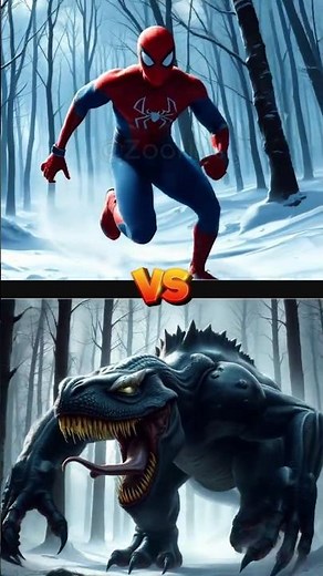 Spiderman-Man vs Venomized Beasts | Lion, Dinosaur, Godzilla & Snake Battle! 🕷️🔥 #ytshort