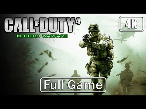 Call of Duty 4: Modern Warfare - Full Game Campaign Longplay Walkthrough 4K 60FPS