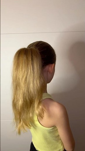 Hoher Zopf mit Volumen✨ #hairstyle #frisuren #hairtutorial #ponytail #volume #ponytailstyles