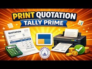 How to Generate Quotation in Tally Prime 🔥 | Full Tutorial for Beginners