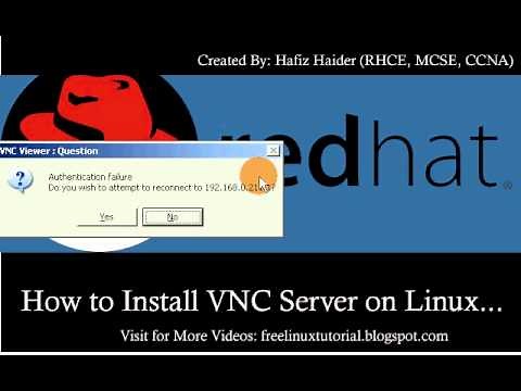How to Install VNC Server on Linux (Centos 5.5) (Hafiz Haider)