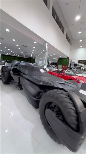 Guess Whose Car This Is ? HINT :-🦇🖤😍#shorts #dubai #viral #uae #batman #batmobile #car #trending