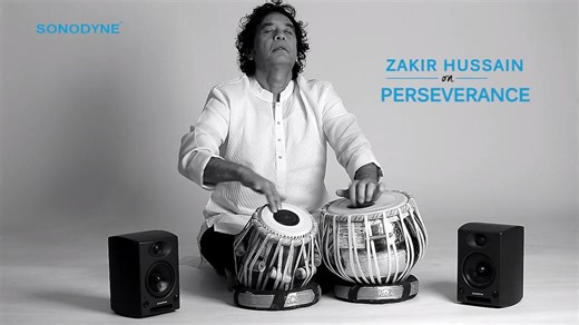 6.6K views · 140 reactions | Pursuit of any ambition requires perseverance. At Sonodyne, we live, and breath audio and persevere to build meaningful, innovative products. Here's Zakir Hussain's take on Perseverance. | Sonodyne | Facebook