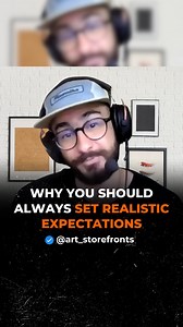 Here's why you should always set realistic expectations! 🎯 👉. Ready to set yourself up for success? Sign up on our website or send us a DM to learn more! #ArtSuccess #RealisticGoals #Motivation #ArtJourney #AchieveYourDreams | Art Storefronts