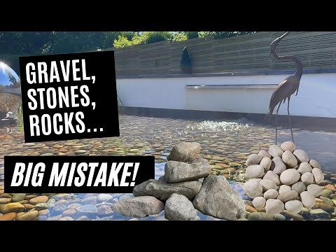 Why adding Gravel, Stones or Large Rocks to a pond can be a HUGE mistake!