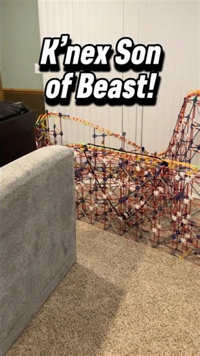 K’nex Son of Beast #rollercoaster #shorts #themepark