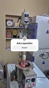 Over head stirrer with oil bath for pharma R and D reaction vessele