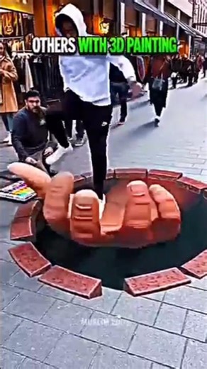 😱 3D Art So Real It Will TRICK Your Eyes! | Street Painting Magic #bome