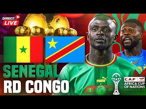 🔴SENEGAL - RD CONGO 1-1 / CAN 2025