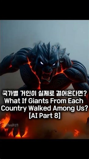 [AI Part 8]국가별 거인이 실제로 걸어온다면? What If Giants From Each Country Walked Among Us?