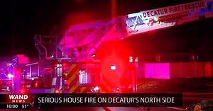 Man escapes after Decatur house catches fire