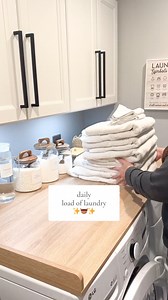Love when my daily load of laundry is just a bunch of towels! 😌 it makes the folding and putting away part of the process so easy! Comment “laundry” and I’ll message you the link for everything in our laundry room! 🧺#laundry #laundryday #dailylaundry #laundryroom #laundryroutine #laundryroomgoals #laundryroomdecor #dailyroutine | Susie Lake