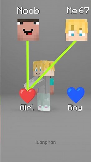 (27) Girl vs Boy | At home or go to school #Shorts #luanphan